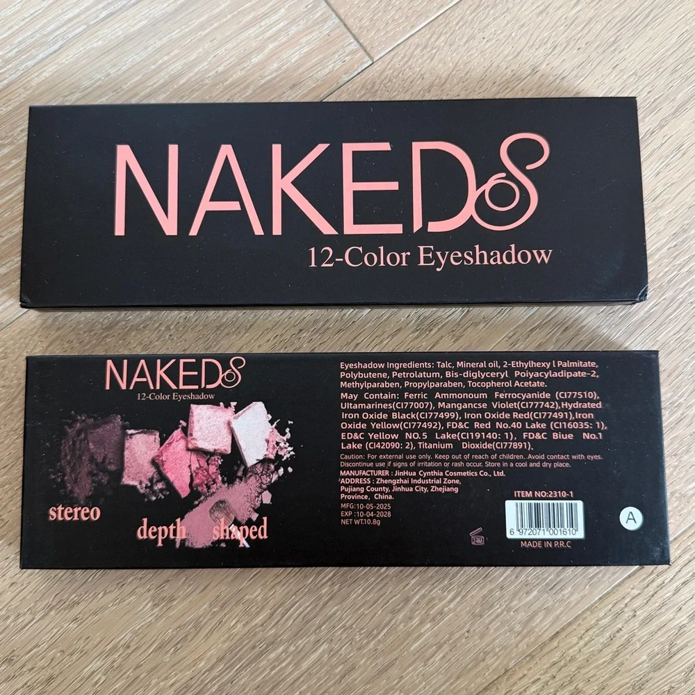 NAKEDS 12 Color Eyeshadow Palette